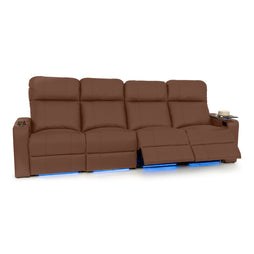 Julius Italian Leather Big & Tall Home Theater Seats