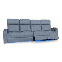 Julius Italian Leather Big & Tall Home Theater Seats