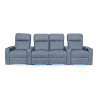 Julius Italian Leather Big & Tall Home Theater Seats