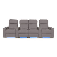 Julius Italian Leather Big & Tall Home Theater Seats