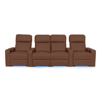 Julius Italian Leather Big & Tall Home Theater Seats
