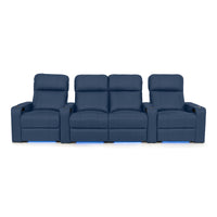 Julius Italian Leather Big & Tall Home Theater Seats