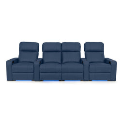 Julius Italian Leather Big & Tall Home Theater Seats