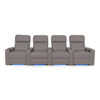 Julius Italian Leather Big & Tall Home Theater Seats