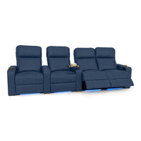 Julius Italian Leather Big & Tall Home Theater Seats
