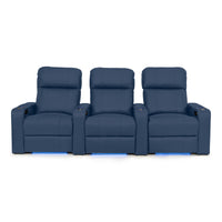 Julius Italian Leather Big & Tall Home Theater Seats