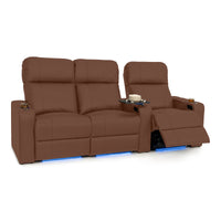 Julius Italian Leather Big & Tall Home Theater Seats