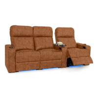 Julius Italian Leather Big & Tall Home Theater Seats
