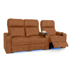 Julius Italian Leather Big & Tall Home Theater Seats