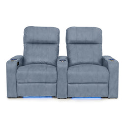 Julius Italian Leather Big & Tall Home Theater Seats