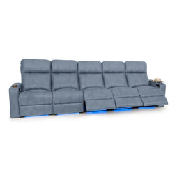 Julius Italian Leather Big & Tall Home Theater Seats
