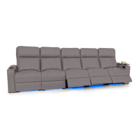 Julius Italian Leather Big & Tall Home Theater Seats