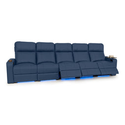 Julius Italian Leather Big & Tall Home Theater Seats