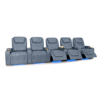 Pantheon Italian Leather Big & Tall Home Theater Seating