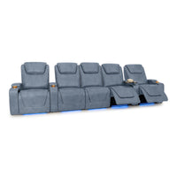 Pantheon Italian Leather Big & Tall Home Theater Seating