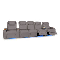 Pantheon Italian Leather Big & Tall Home Theater Seating
