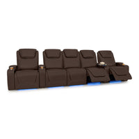 Pantheon Italian Leather Big & Tall Home Theater Seating