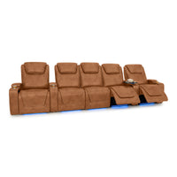 Pantheon Italian Leather Big & Tall Home Theater Seating