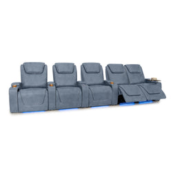 Pantheon Italian Leather Big & Tall Home Theater Seating