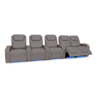 Pantheon Italian Leather Big & Tall Home Theater Seating