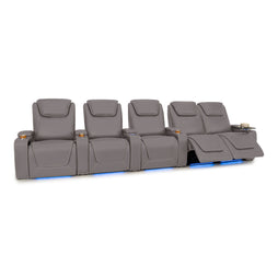 Pantheon Italian Leather Big & Tall Home Theater Seating