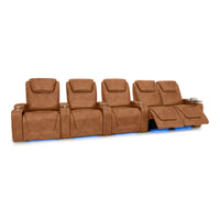 Pantheon Italian Leather Big & Tall Home Theater Seating