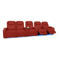Pantheon Italian Leather Big & Tall Home Theater Seating