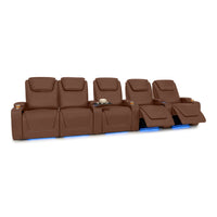 Pantheon Italian Leather Big & Tall Home Theater Seating