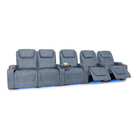 Pantheon Italian Leather Big & Tall Home Theater Seating