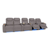 Pantheon Italian Leather Big & Tall Home Theater Seating