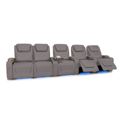 Pantheon Italian Leather Big & Tall Home Theater Seating