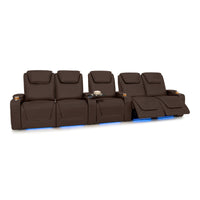 Pantheon Italian Leather Big & Tall Home Theater Seating