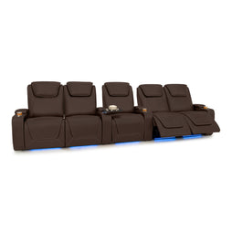 Pantheon Italian Leather Big & Tall Home Theater Seating