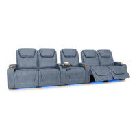 Pantheon Italian Leather Big & Tall Home Theater Seating