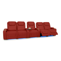 Pantheon Italian Leather Big & Tall Home Theater Seating