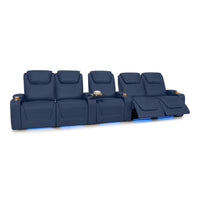 Pantheon Italian Leather Big & Tall Home Theater Seating