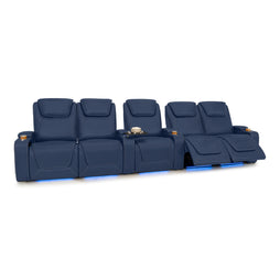 Pantheon Italian Leather Big & Tall Home Theater Seating