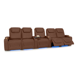 Pantheon Italian Leather Big & Tall Home Theater Seating