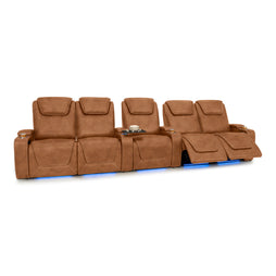 Pantheon Italian Leather Big & Tall Home Theater Seating