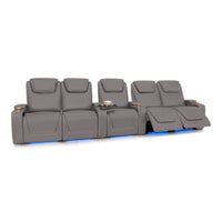 Pantheon Italian Leather Big & Tall Home Theater Seating