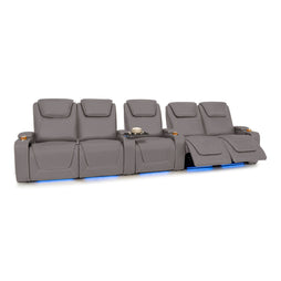 Pantheon Italian Leather Big & Tall Home Theater Seating