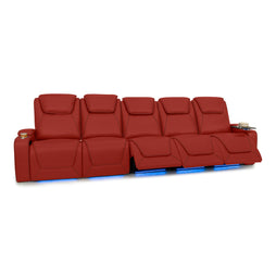 Pantheon Italian Leather Big & Tall Home Theater Seating