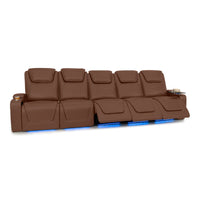 Pantheon Italian Leather Big & Tall Home Theater Seating