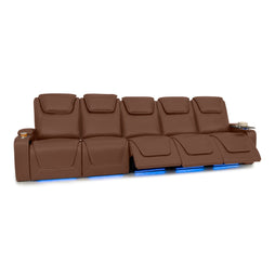 Pantheon Italian Leather Big & Tall Home Theater Seating