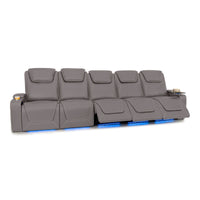 Pantheon Italian Leather Big & Tall Home Theater Seating