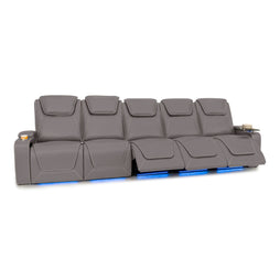 Pantheon Italian Leather Big & Tall Home Theater Seating