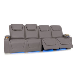 Pantheon Italian Leather Big & Tall Home Theater Seating