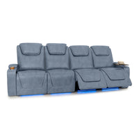 Pantheon Italian Leather Big & Tall Home Theater Seating