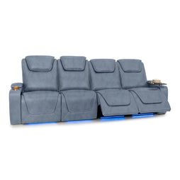 Pantheon Italian Leather Big & Tall Home Theater Seating