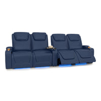 Pantheon Italian Leather Big & Tall Home Theater Seating